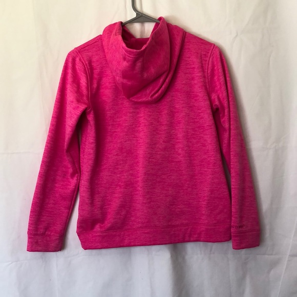 Pink Girls Under Armor Sweatshirt / Hoodie - Picture 2 of 5